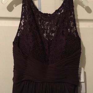 Long evening gown or bridesmaid dress